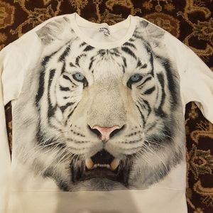 Tiger face sweatshirt